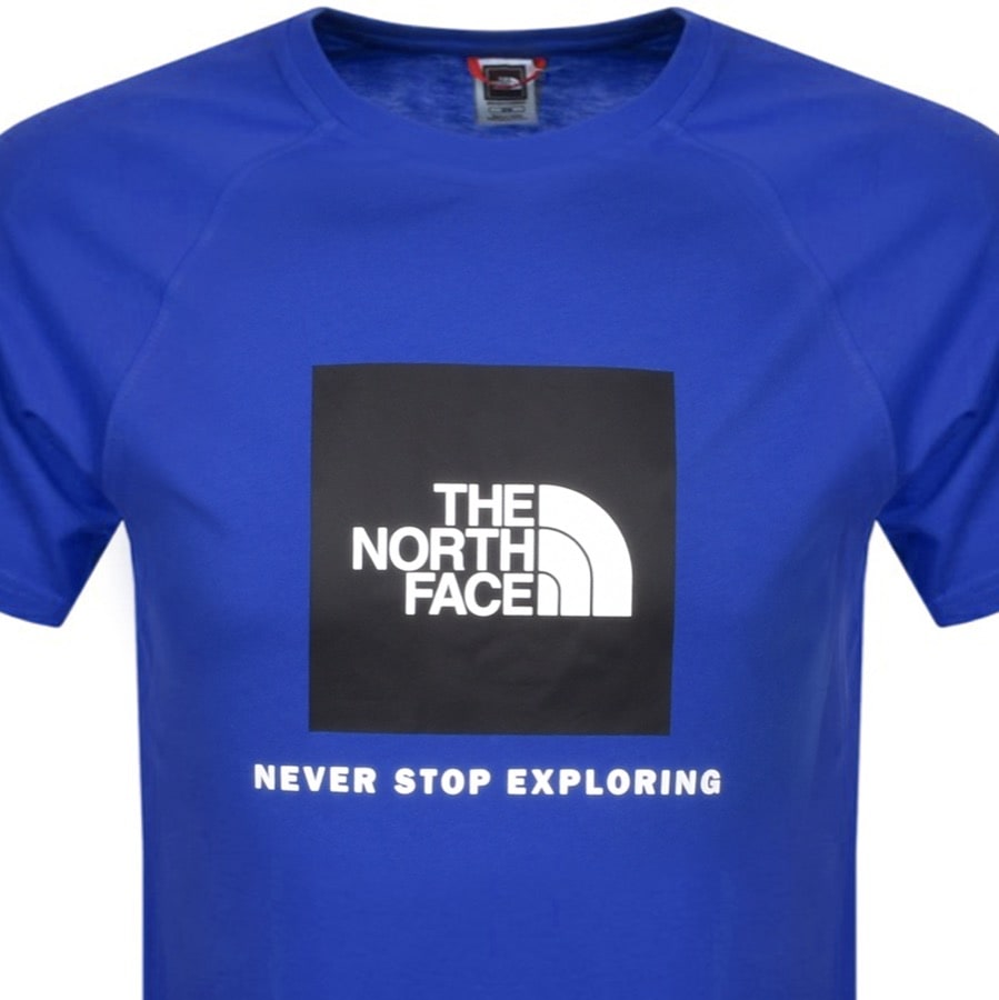 Alternative Image for ProductThe North Face Raglan Redbox T Shirt Blue2